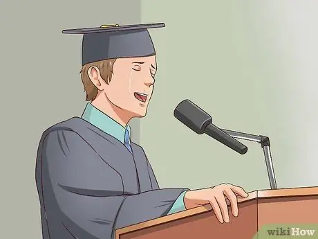 Add Humor to a Graduation Speech Step 9