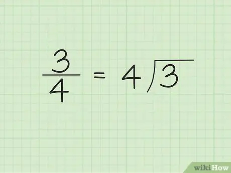 Transforme uma Fração Comum em Decimal Etapa 1