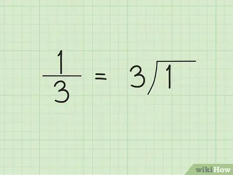 Canvieu una fracció comuna per un pas decimal 5