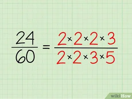 Réduire les fractions Étape 15