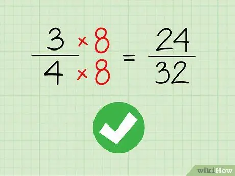 Réduire les fractions Étape 4