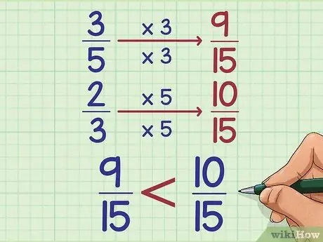 Ordeneu les fraccions del mínim al més gran pas 11