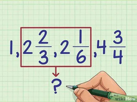 Ordina le frazioni dal minimo al più grande Passaggio 14