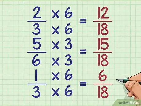 Mag-order ng Mga Fraction Mula Least hanggang sa Pinakamalaking Hakbang 2