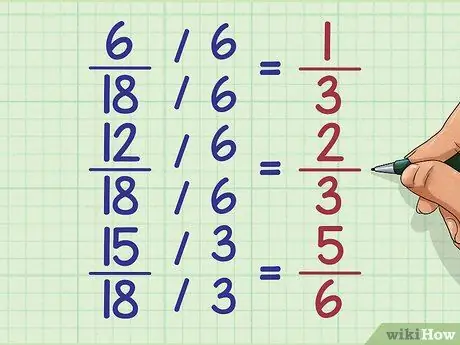 Order Fractions From Least to Greatest Step 4