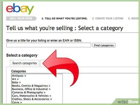 Liệt kê các mục trên eBay Bước 9