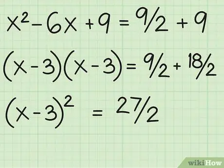 Resolver ecuaciones cuadráticas Paso 20