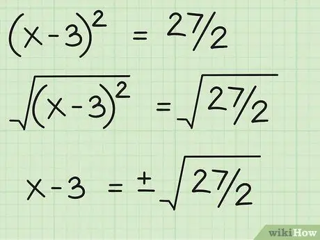 Resolver ecuaciones cuadráticas Paso 21