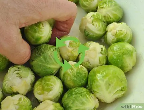 Roast Frozen Brussels Sprouts Langkah 6