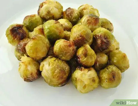 Inihaw na Frozen Brussels Sprouts Hakbang 9