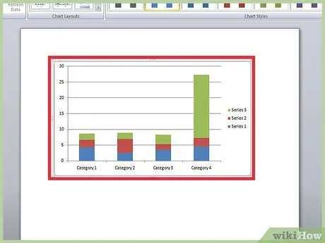 Créer un graphique à barres dans Word Étape 17