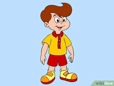 Gumuhit ng Mga Cartoon Character Hakbang 17