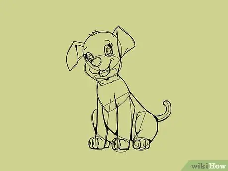 Dibujar un perro Paso 19