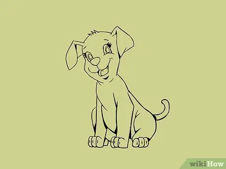 Dibujar un perro Paso 20