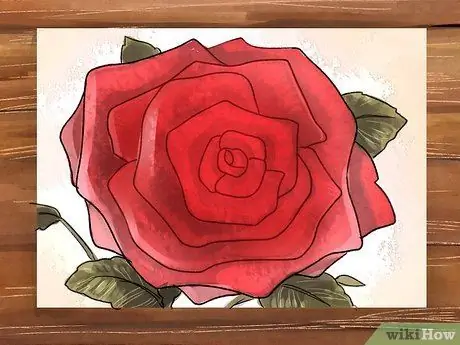 Draw a Rose Step 10