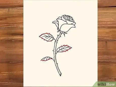 Draw a Rose Step 28