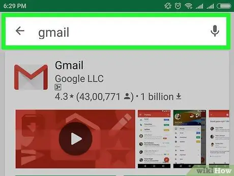 Izradite Gmail račun Korak 1