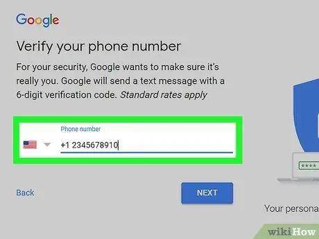 Crea un account Gmail Passaggio 24