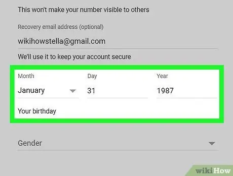 Vytvořte si účet Gmail Krok 25