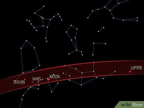 Poznejte rozdíl mezi planetami a hvězdami Krok 3