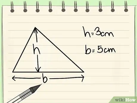 Calculate the Area of a Triangle Step 1 Calculate the Area of a Triangle Step 1