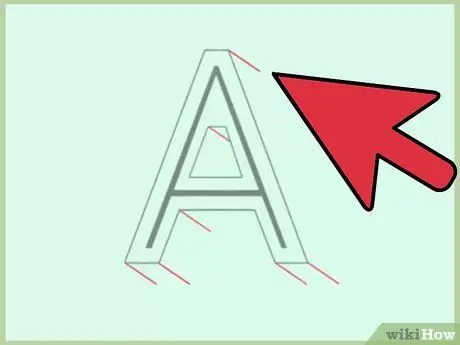 Draw Shadow Effect 3D Block Letters 3 -кадам