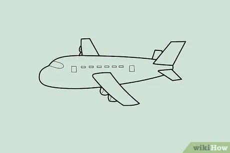 Draw an Airplane Step 7