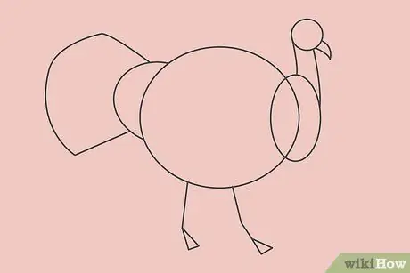 Draw a Turkey Step 16