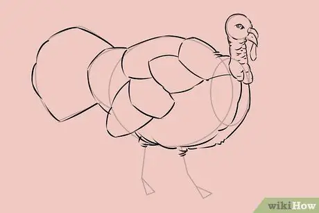 Dibujar un pavo Paso 19