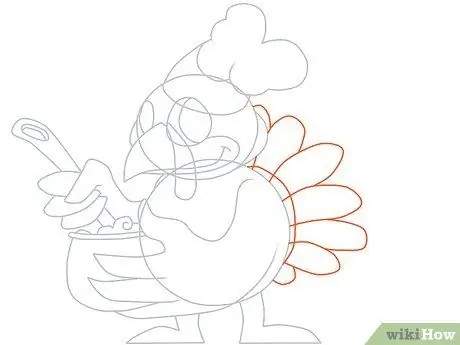 Draw a Turkey Step 7