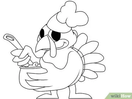 Draw a Turkey Step 8