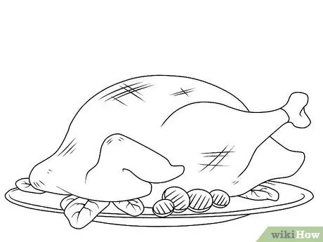 Draw a Turkey Step 15