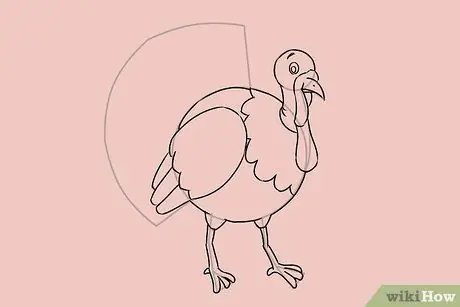 Draw a Turkey Step 9