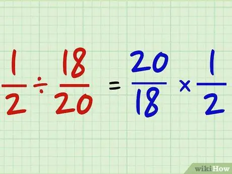 Dividir y multiplicar fracciones Paso 4