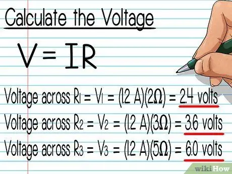 Kalkulahin ang Boltahe sa kabuuan ng isang Resistor Hakbang 10