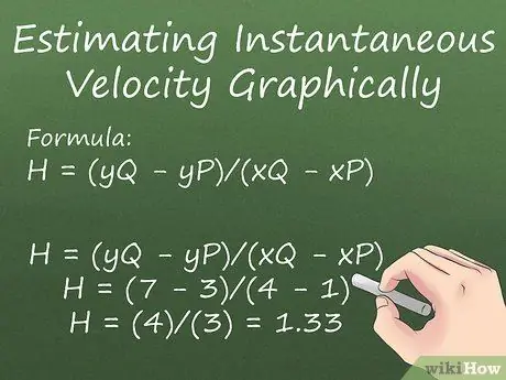 Kalkulahin ang Instantaneous Velocity Hakbang 7