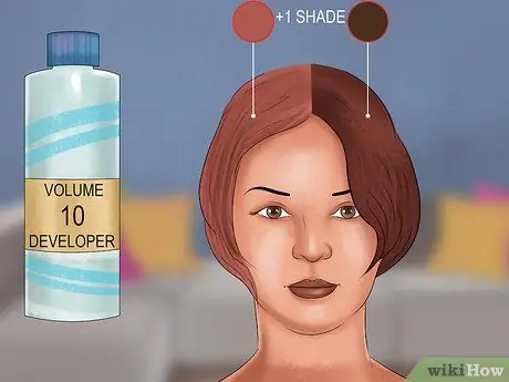 Escolha o desenvolvedor para a coloração de cabelo, etapa 1