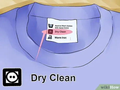 Dry Clean Clothes at Home Step 1