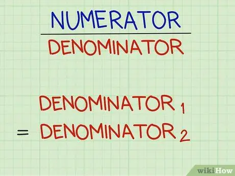 Ajouter des fractions Étape 1