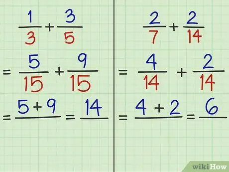 Kasrlarni qo'shish 12 -qadam