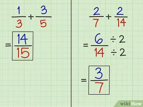 Fraksiyonlar qo'shing 15 -qadam