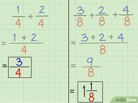 أضف الكسور الخطوة 5