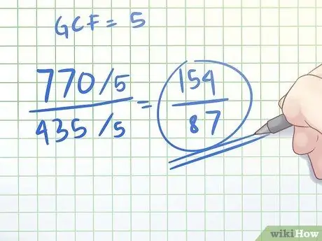 Simplifier les fractions complexes Étape 4