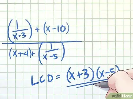 Simplifier les fractions complexes Étape 6