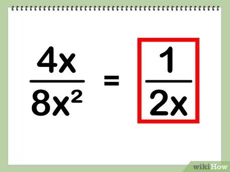 Rasional İfadələri Sadələşdirin Adım 4