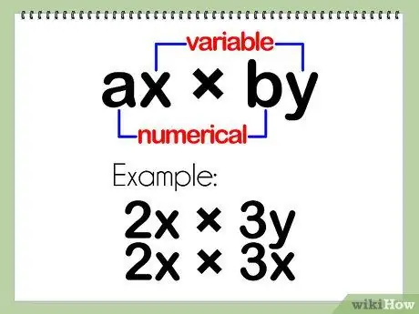 Multiplicar els polinomis Pas 1