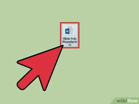 Save a Microsoft Word Document Step 1