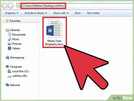 Išsaugokite „Microsoft Word“dokumentą 16 veiksmas