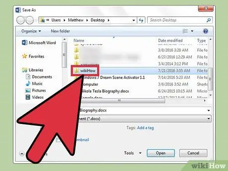 Պահեք Microsoft Word փաստաթուղթ Քայլ 5