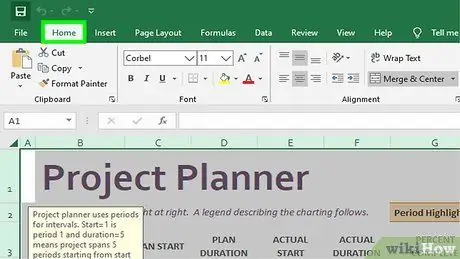 Mostra les files a Excel Pas 3